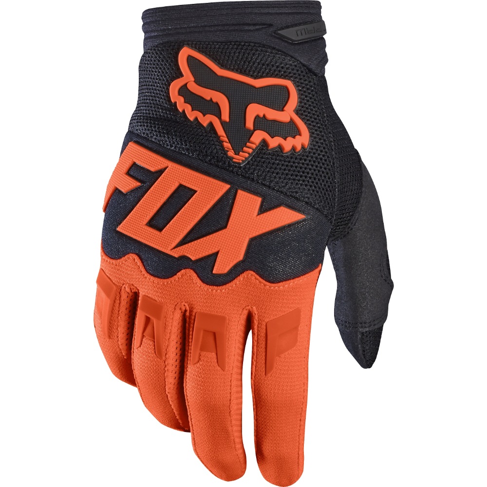 fox dirtpaw orange gloves