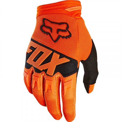 fox dirtpaw orange gloves