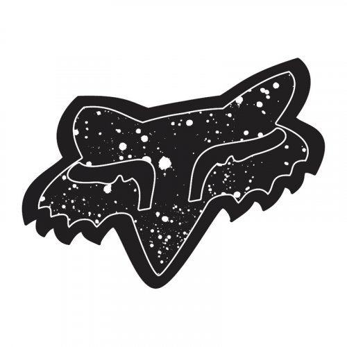 Fox Splatter Sticker | SPOKE